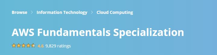AWS Fundamentals Specialization